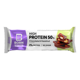 Born Winner Slim Protein Bar Chocolate & Hazelnuts 50 Gm