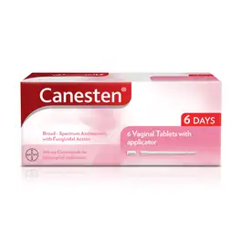 Canesten Vaginal Tablet for vaginal thrush, 6 Tablets