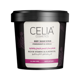 Celia Body Oil Sugar Scrub Pomegranate & Vanilia 600 G