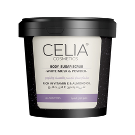 Celia Body Oil Sugar Scrub White Musk & Powder 600 G