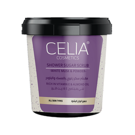 Celia Foaming Scrub Sugar White Musk & Powder 600 G
