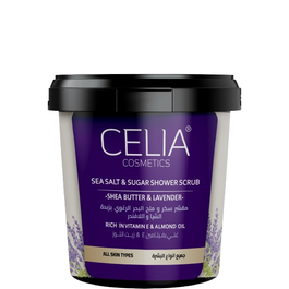 Celia Sea Salt And Sugar Scrub With Lavender 600g