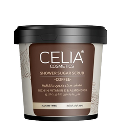Celia Shower Sugar Scrub Coffee 600g