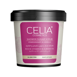 Celia Shower Sugar Scrub Pomegranate & Vanilla 600g