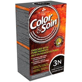 Color & Soin Hair Color Dark Chestnut 135 ml 3N