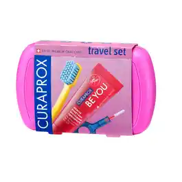 Curaprox Travel Set Pink Travel Box