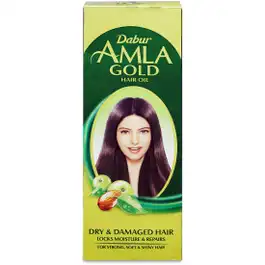Dabur Amla Hair Oil Gold Dry Damaged Hair 300 Ml