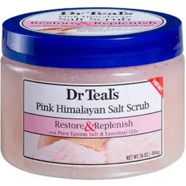 Dr Teal's Salt Body Scrub Pink Himalayan 454gm