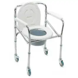 Foshan Commode Chair Movable 46cm FS696