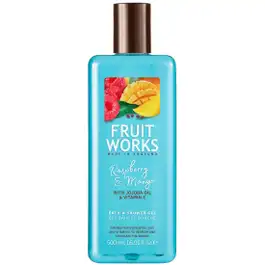 Fruit Works Raspberry & Mango Shower Gel 500ml