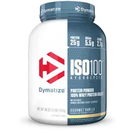 Dymatize ISO-100 Hydrolyzed Protein 45 Servings Vanilla Powder