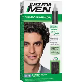 Just For Men Hair Dye Darkest Brown 66gm