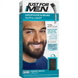 Just For Men Moustache Dye Darkest Brown 28Gm
