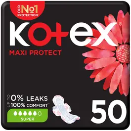 Kotex Feminine Napkin With Wings 50 Pcs
