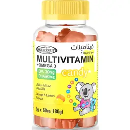Mothernest Multivitamins & Omega 3 Orange Lemon 60 Gummies