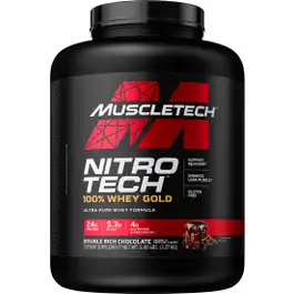 Muscletech Nitrotech Whey Gold Double Rich Chocolate 5lbs