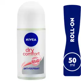 Nivea Dry Comfort, Women Antiperspirant, Roll-On 50Ml