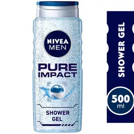Nivea Men Pure Impact Shower Gel, Fresh, 500Ml