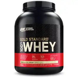 ON Optimum Nutrition Gold Standard 100% Whey 73 Servings Vanilla Powder 2.27 Kg