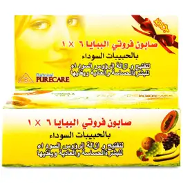 Papaya Soap Nature Pure Fruity 135 gm 6*1