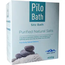 Pilo Bath Sitz Bath Purified Salt 400 gm