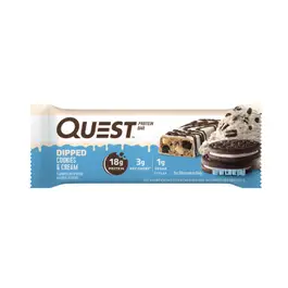 Quest Protein Bars, Dipped Cookies & Cream, 50g