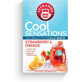 Teekanne Cool Sensations Strawberry & Orange 18 Ice Tea Bags