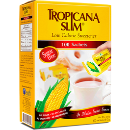 Tropicana Slim Low Calorie Sweetener 100 Sachets