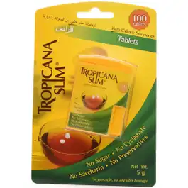Tropicana Slim Zero Calorie Sweetener 100 Tablets