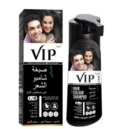 Vip Hair Colour Shampoo-180ml Black