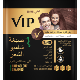 Vip Hair Colour Shampoo-20ml Brown