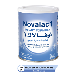 Novalac 1 Infant Milk Formula, 0-6 Months, 400g