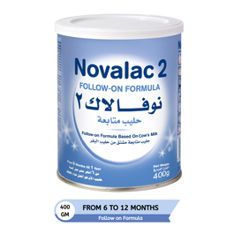 Novalac 2 Follow On Formula, 6-12 Months, 400g