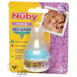 Nuby Feeding Bottle Medicine Nurser 15 ml (Bpa Free)24172