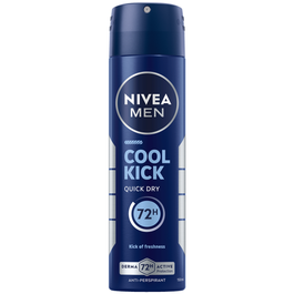 NIVEA MEN Cool Kick, Deodorant for Men, Fresh Scent, Spray 150ml