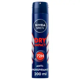 NIVEA MEN Dry Impact 72h Protection Spray 200ml