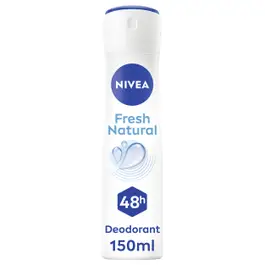 NIVEA Fresh Natural Antiperspirant Spray, 48H Protection, 150ml