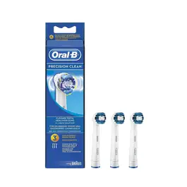 Oral-B Precision Clean Rechargeable Electric Toothbrush Replacement Heads, 3 Count