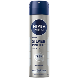 NIVEA MEN Silver Protect Antiperspirant Antibacterial 72h Spray 150ml