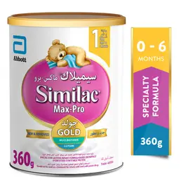 Similac Max Pro Baby Formula (1) from Birth to 6 Months, 360 gm