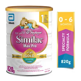 Similac Max Pro Baby Formula (1) from Birth to 6 Months, 820 gm