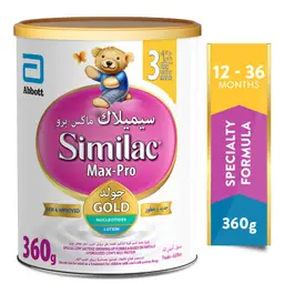 Similac Max Pro Baby Formula (3) from 12 to 36 months, 360 gm
