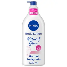 NIVEA Body Lotion for Normal to Dry Skin, Natural Glow, Pure Vitamin C, 625ml