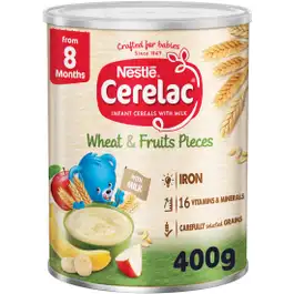 Cerelac Baby Cereal Fruit Pieces 400 gm