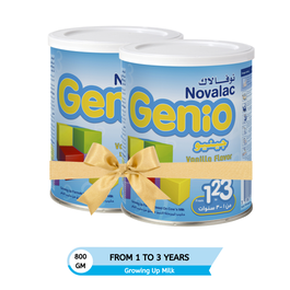 Novalac Genio 123 Growing Up Formula Pack 2, 1-3 Years, 800g