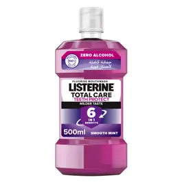 Listerine Total Care Teeth Protect Mouthwash Smooth Mint, 500ml