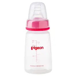 Pigeon Nursing Bottle Plastic 120 ml BPA Free Clear