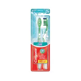 Colgate Max White Medium Toothbrush 2Pcs