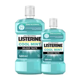 Listerine Cool Mint 500 Ml+ Listerine Cool Mint 250 Ml