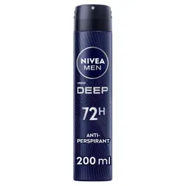 NIVEA MEN DEEP Darkwood 72h Black Carbon Deodorant Spray 200ml